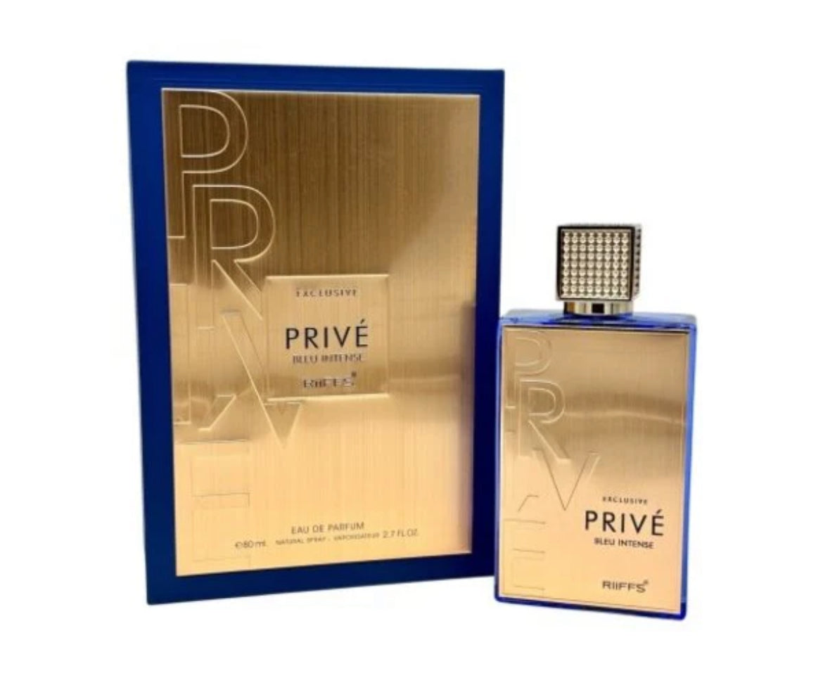 Privé bleu intense