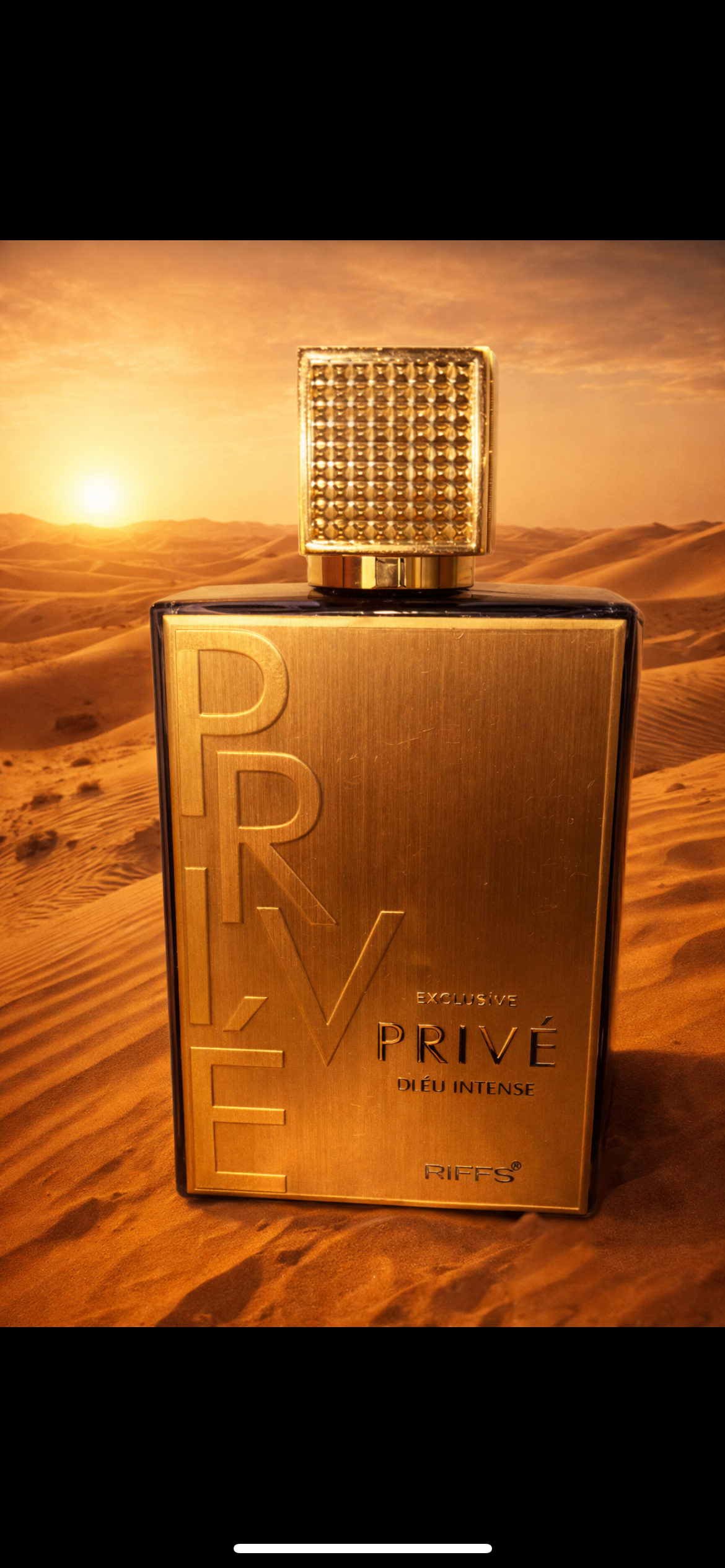 Privé bleu intense